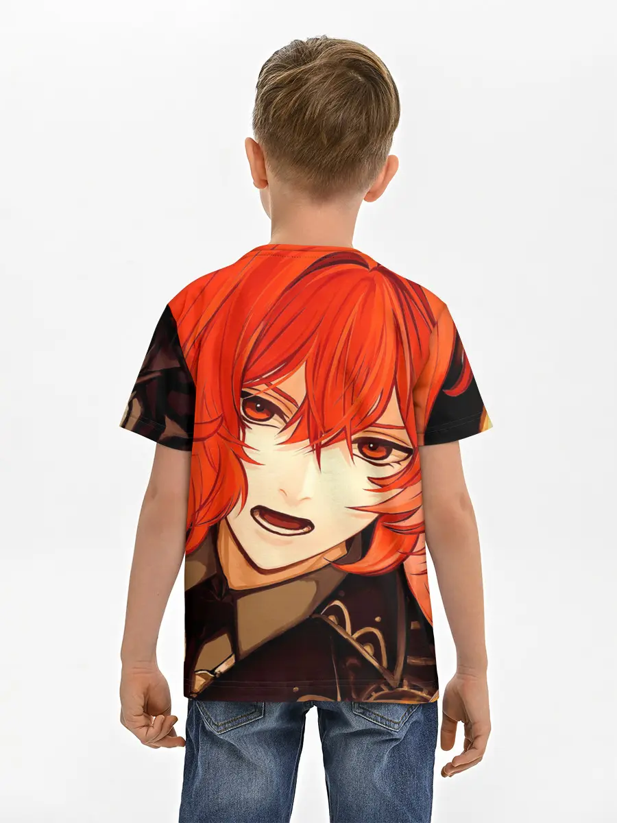 Детская базовая футболка / GENSHIN IMPACT DILUC