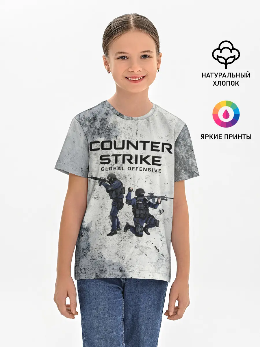 Детская базовая футболка / COUNTER TERRORIST | CS GO
