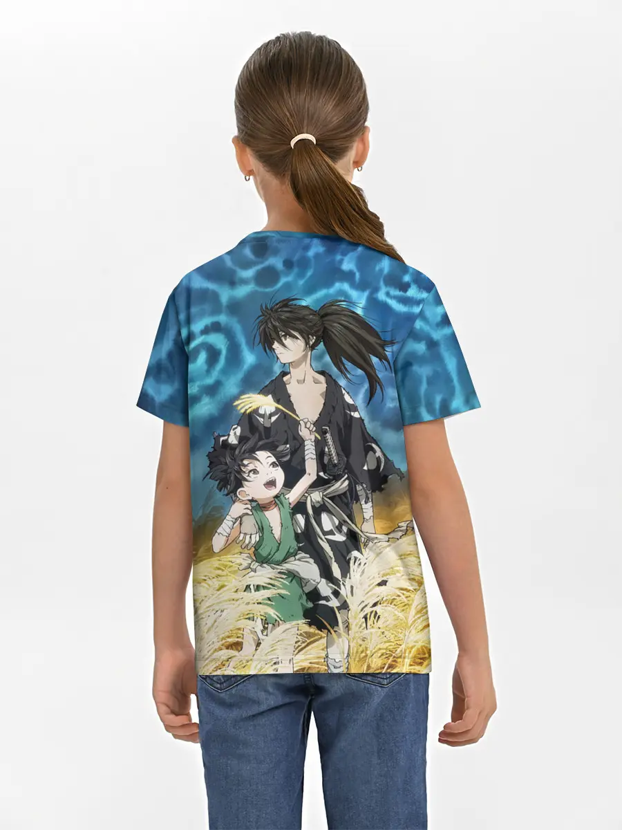 Детская базовая футболка / Хяккимару с Дороро | DORORO