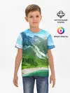 Детская базовая футболка / Альпийские горы