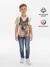 Детская базовая футболка / Красивый Волк