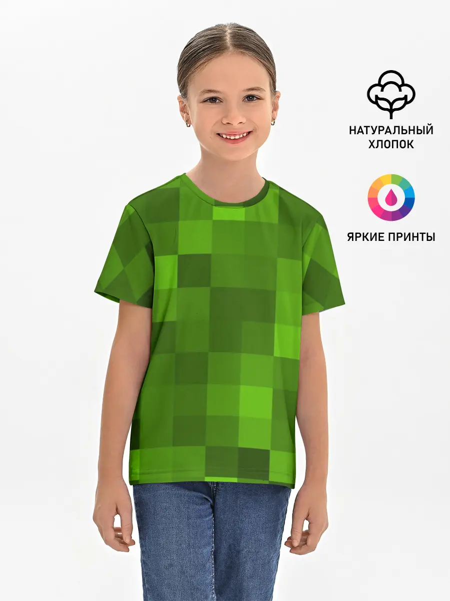 Детская базовая футболка / Minecraft