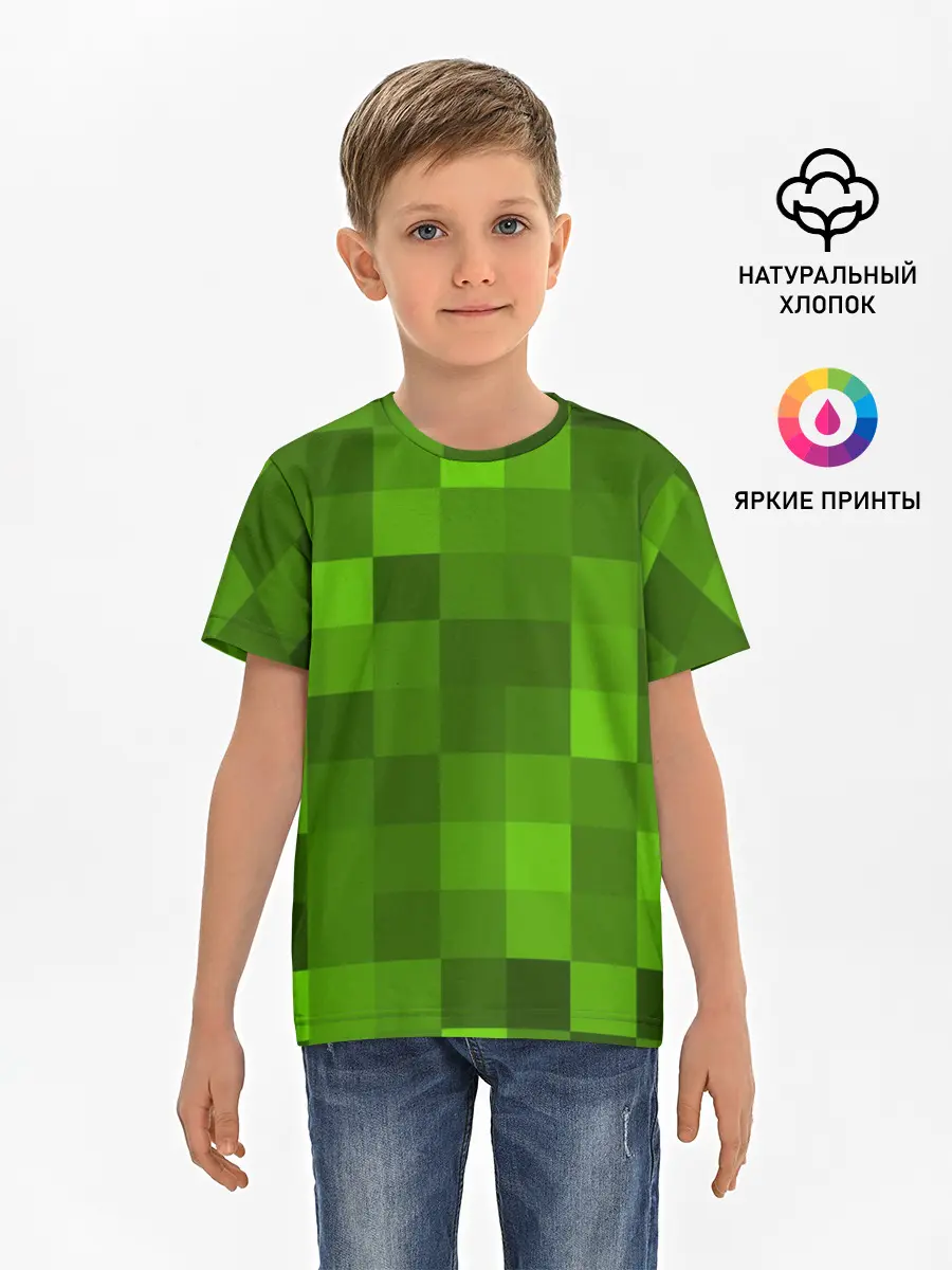 Детская базовая футболка / Minecraft