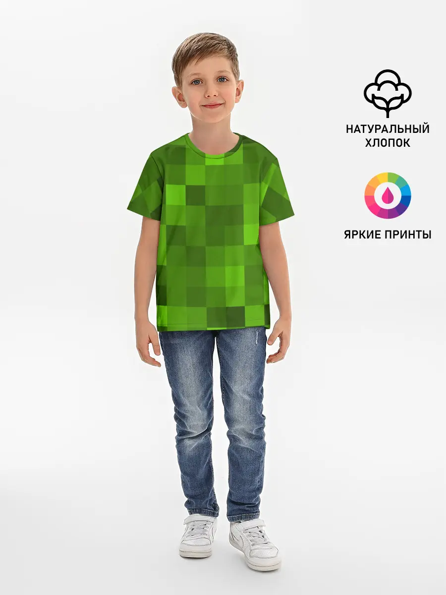 Детская базовая футболка / Minecraft