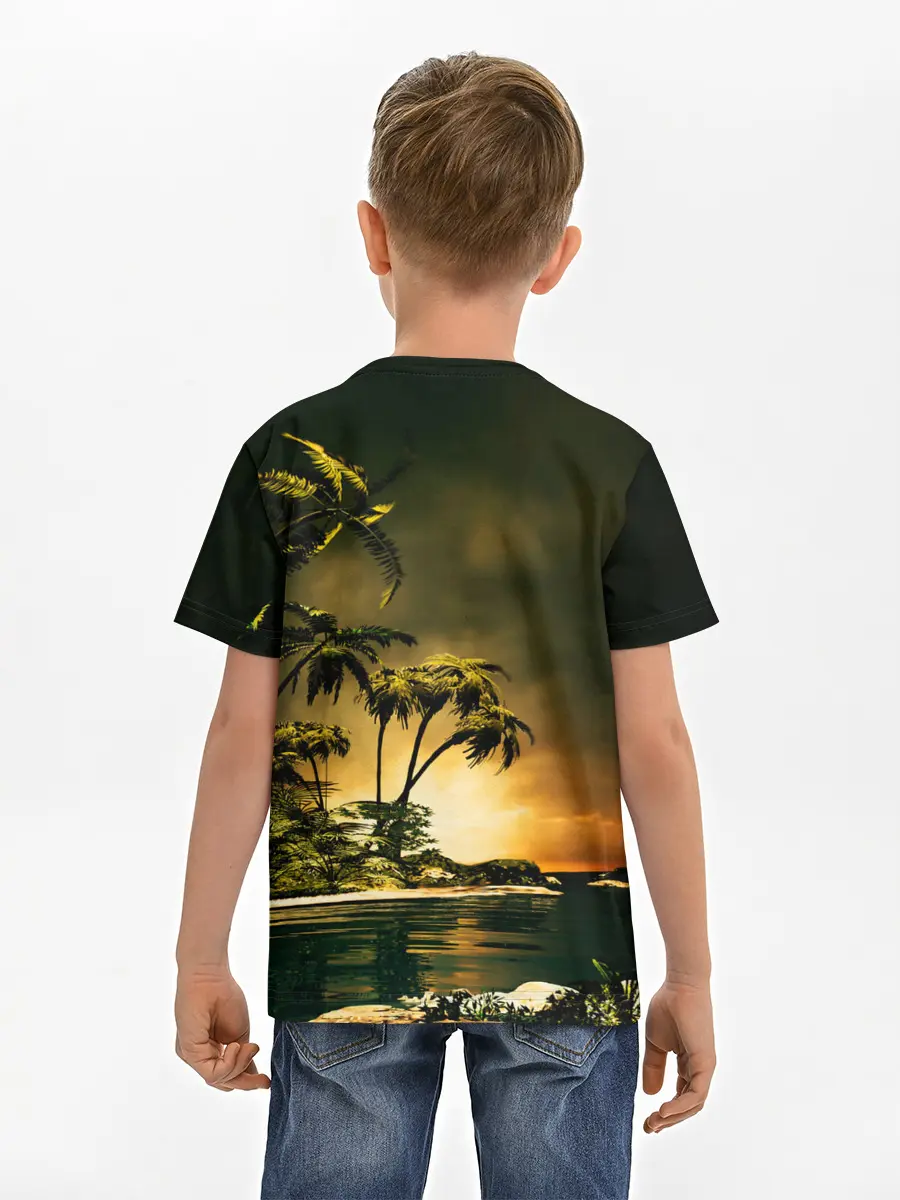 Детская базовая футболка / РАЙСКИЙ ОСТРОВ