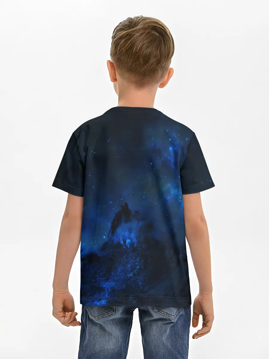 Детская базовая футболка / Космос