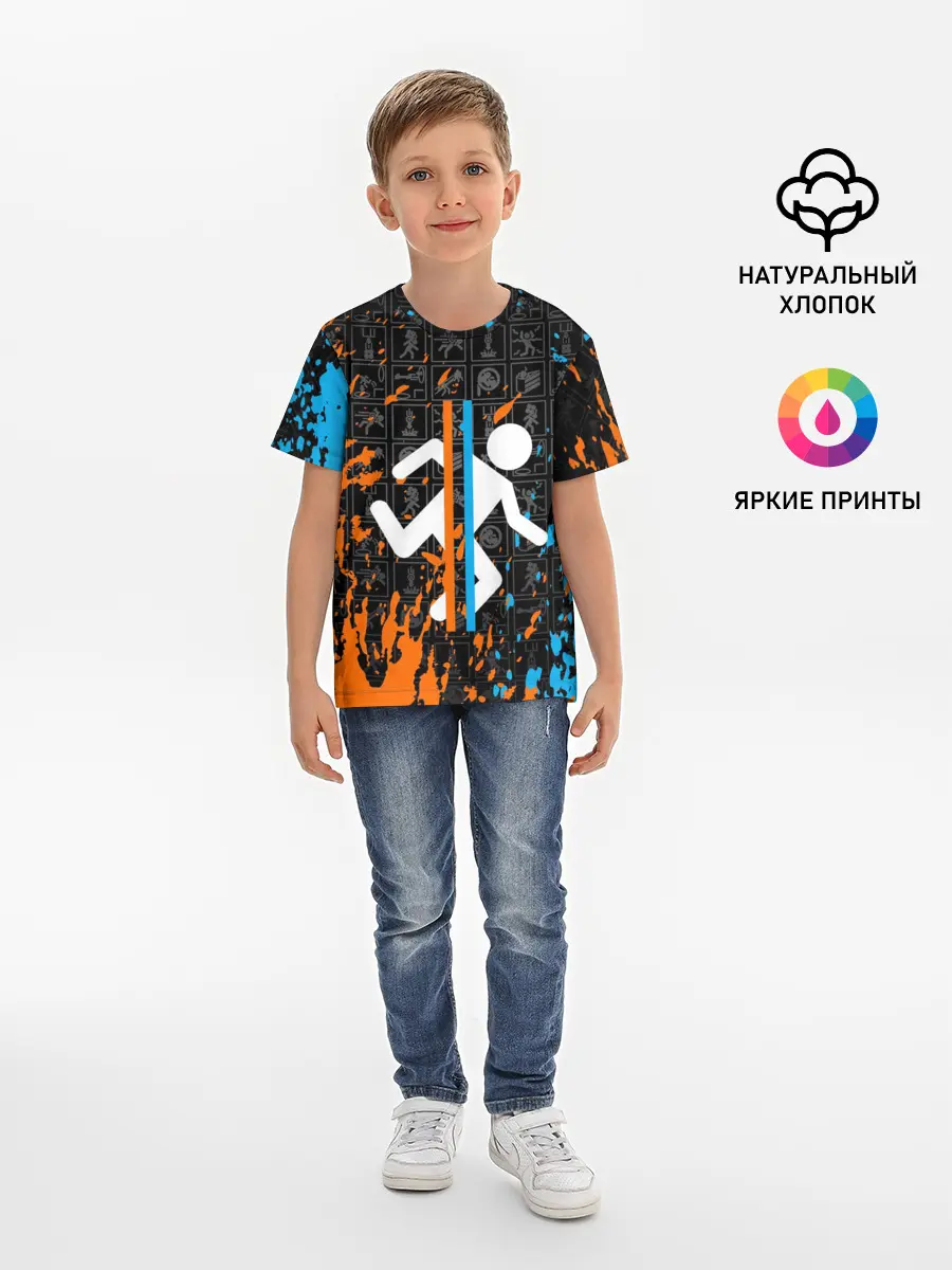 Детская базовая футболка / PORTAL 2