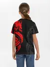 Детская базовая футболка / КРАСНЫЙ ДРАКОН ТАТУ / RED DRAGON TATTOO