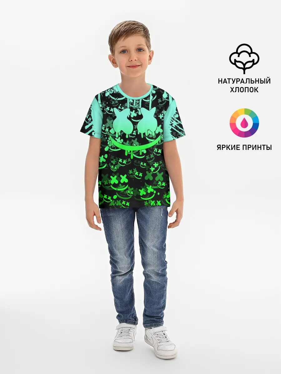 Детская базовая футболка / MARSHMELLO