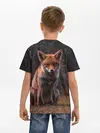 Детская базовая футболка / Хищная лисица