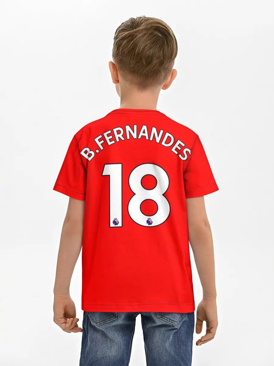 Детская базовая футболка / МЮ Бруно Фернандеш Fernandes