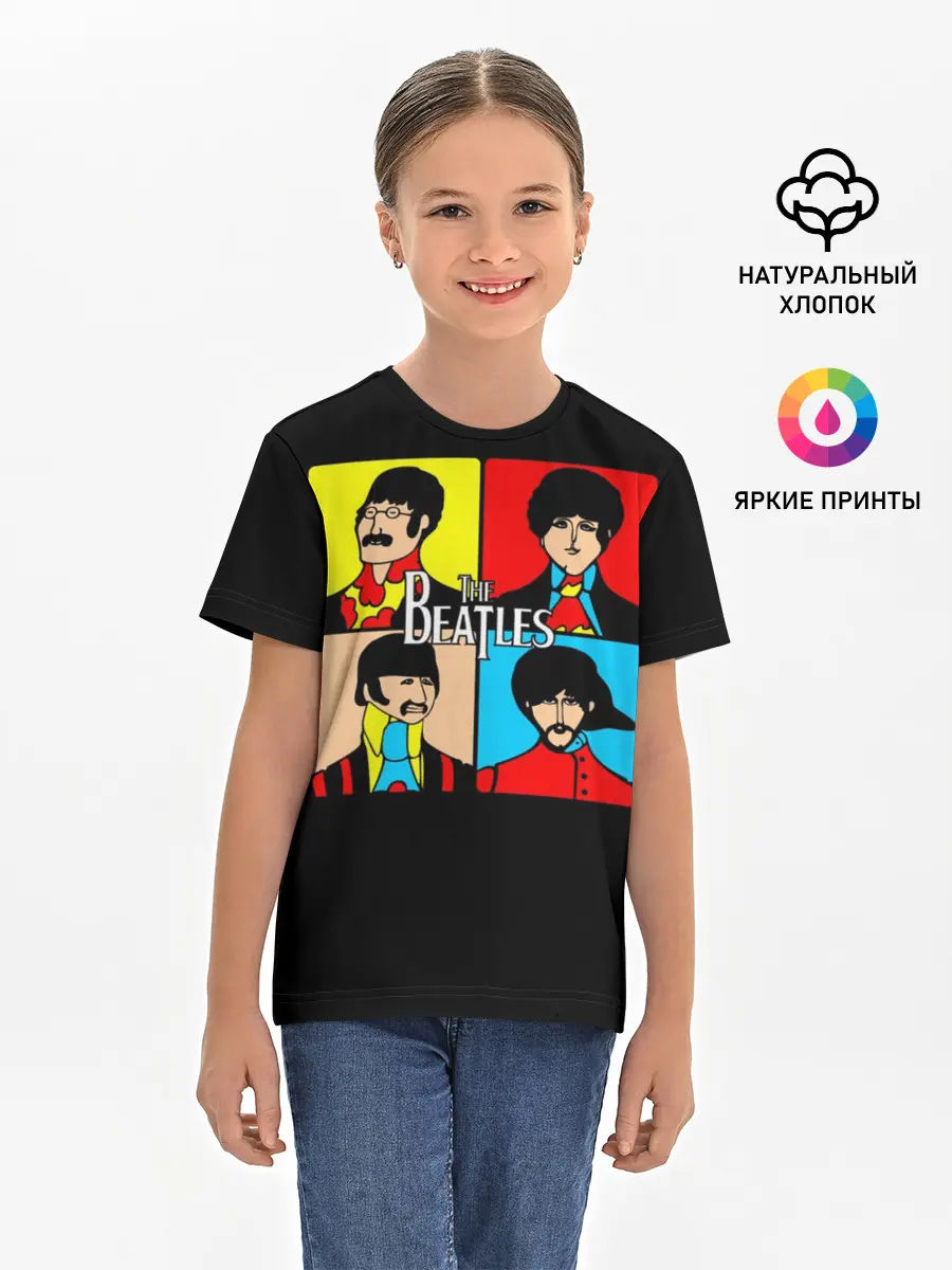 Детская базовая футболка / The Beatles