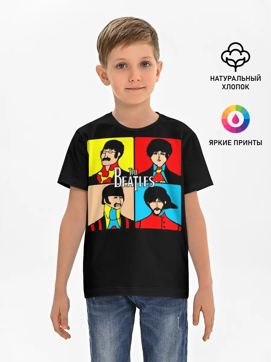 Детская базовая футболка / The Beatles