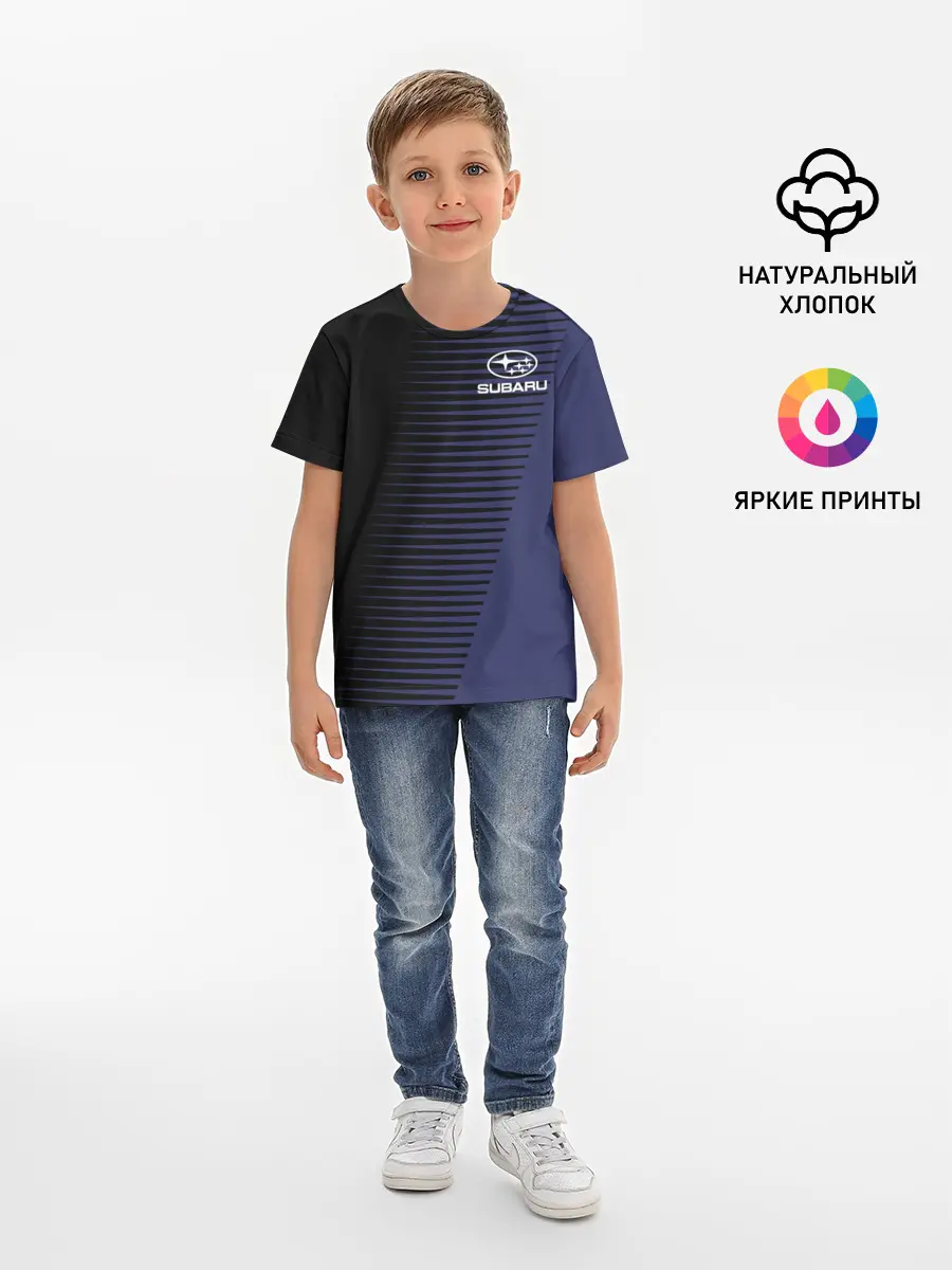 Детская базовая футболка / SUBARU SPORT