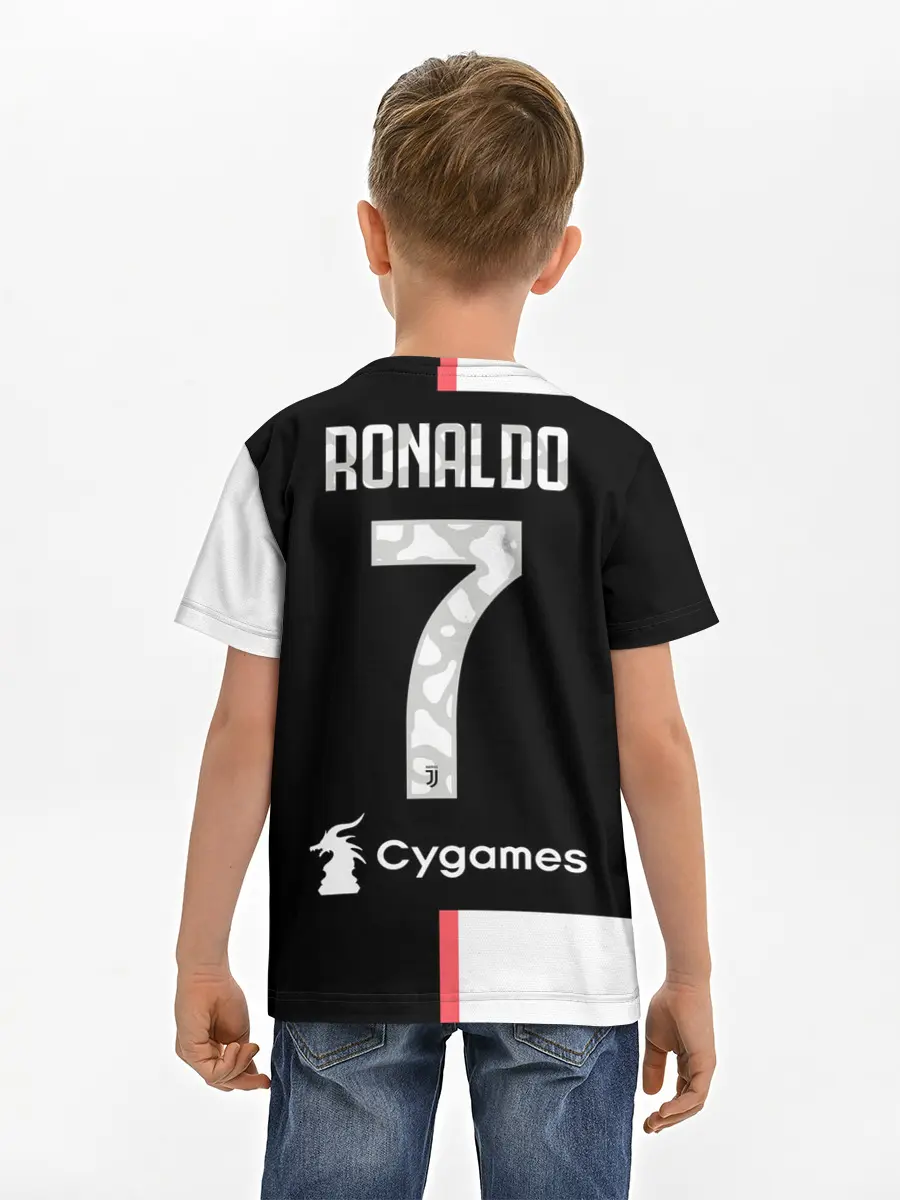 Детская базовая футболка / Роналду Форма 19/20 Домашняя