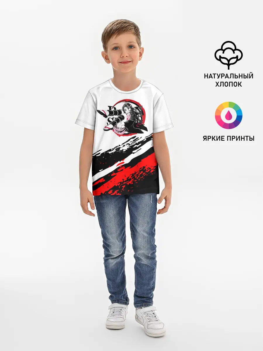 Детская базовая футболка / Незуко Камадо | Клинок, рассекающий демонов