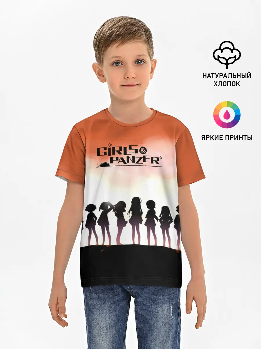Детская базовая футболка / Girls und Panzer | Poster