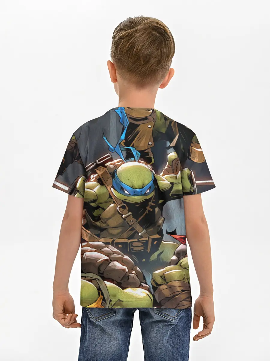 Детская базовая футболка / ЧЕРЕПАШКИ