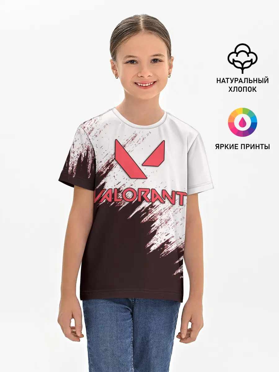 Детская базовая футболка / VALORANT