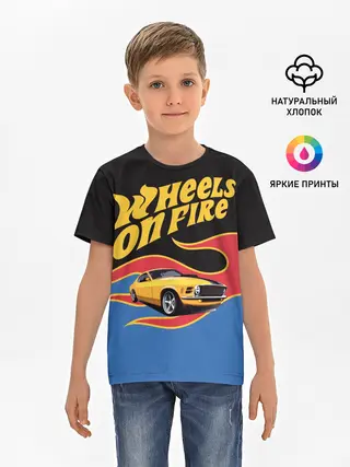 Детская базовая футболка / Hot Wheels. Хот Вилс