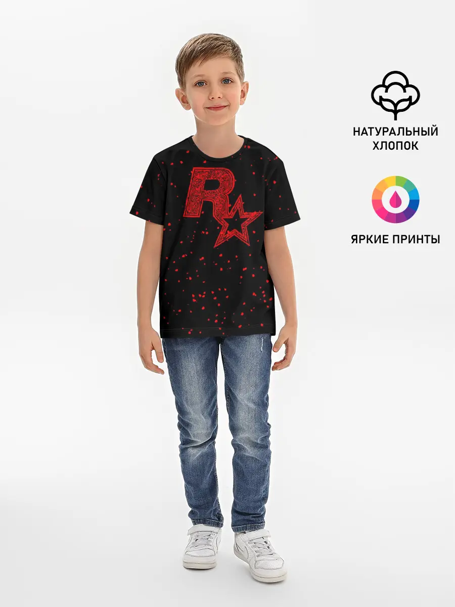 Детская базовая футболка / Rockstar