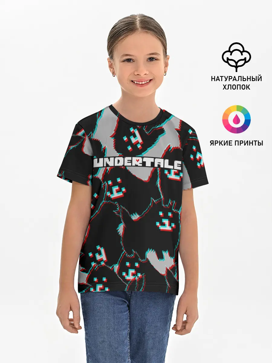Детская базовая футболка / Undertale