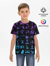 Детская базовая футболка / Portal icons