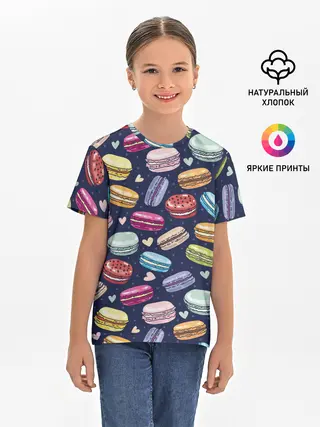 Детская базовая футболка / макарун