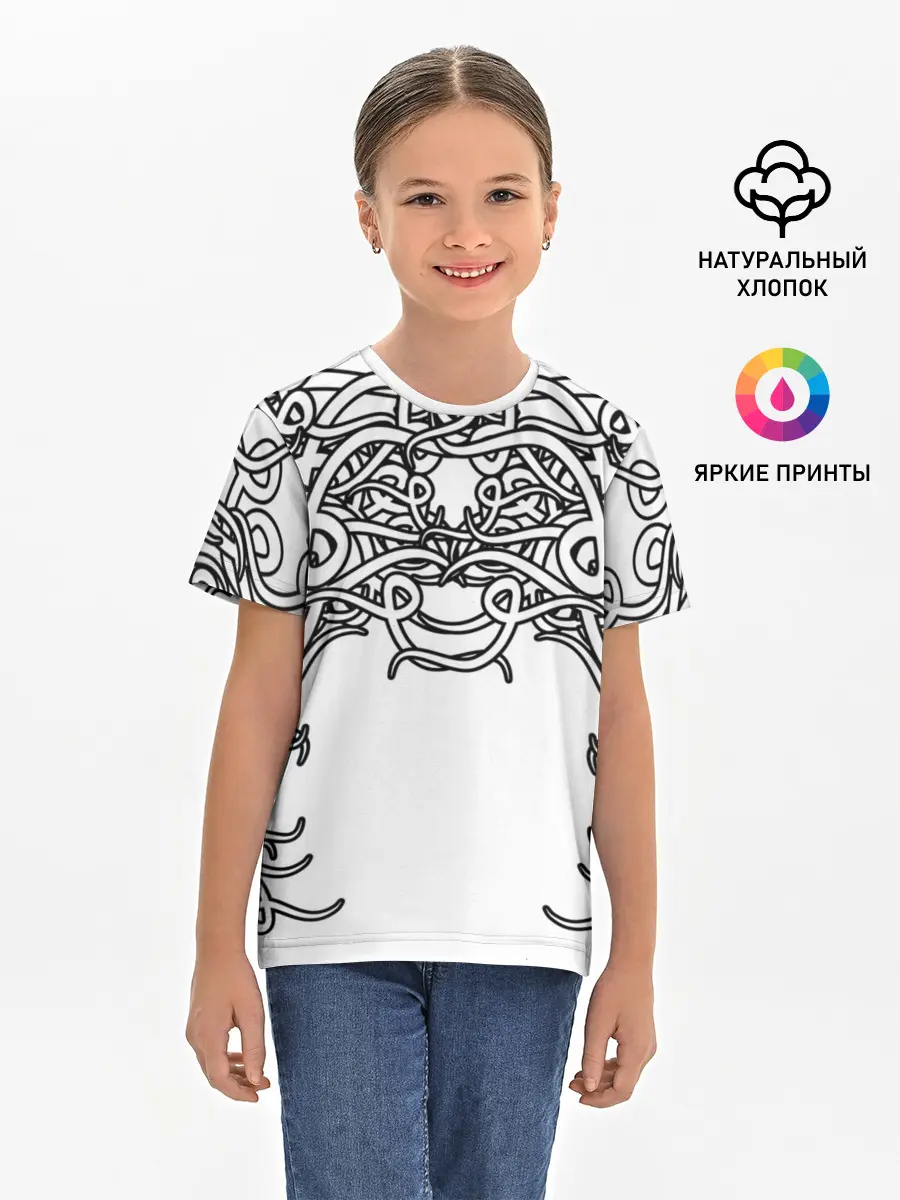 Детская базовая футболка / Фэнтези мотылёк