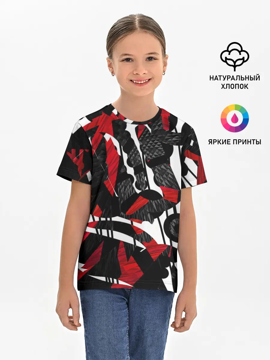 Детская базовая футболка / Abstract art
