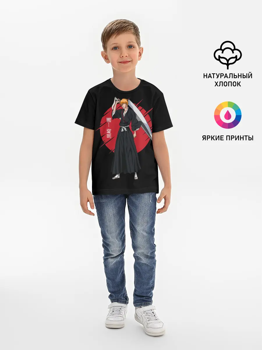 Детская базовая футболка / BLEACH - Ichigo Kurosaki