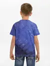 Детская базовая футболка / Синие акварельные мазки