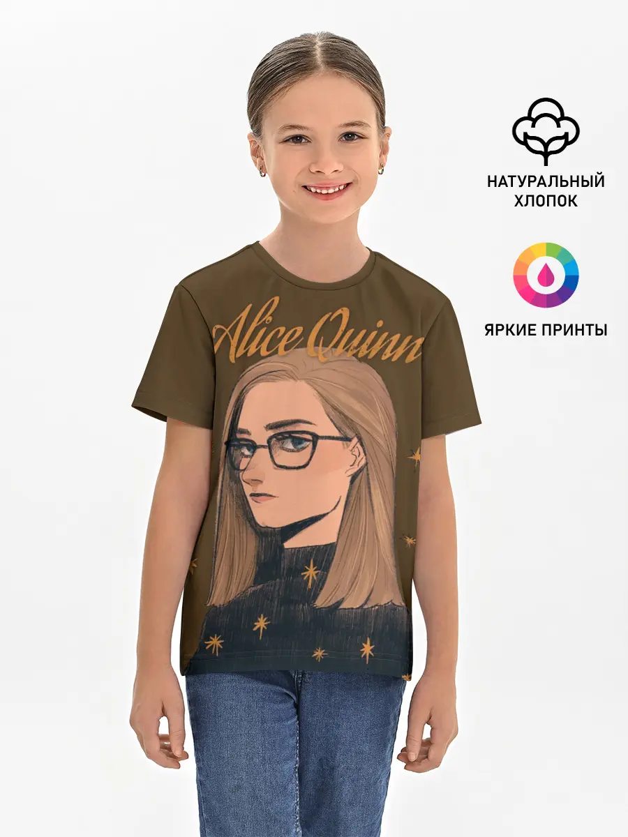 Детская базовая футболка / Alice Quinn