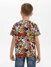 Детская базовая футболка / Абстрактный разноцветный узор