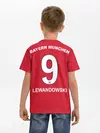 Детская базовая футболка / Lewandowski home 18-19