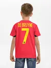 Детская базовая футболка / De Bruyne home EURO 2020