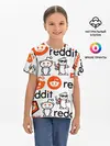 Детская базовая футболка / REDDIT / РЕДДИТ / ЛОГОБОМБИНГ