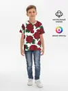 Детская базовая футболка / Винтажные розы