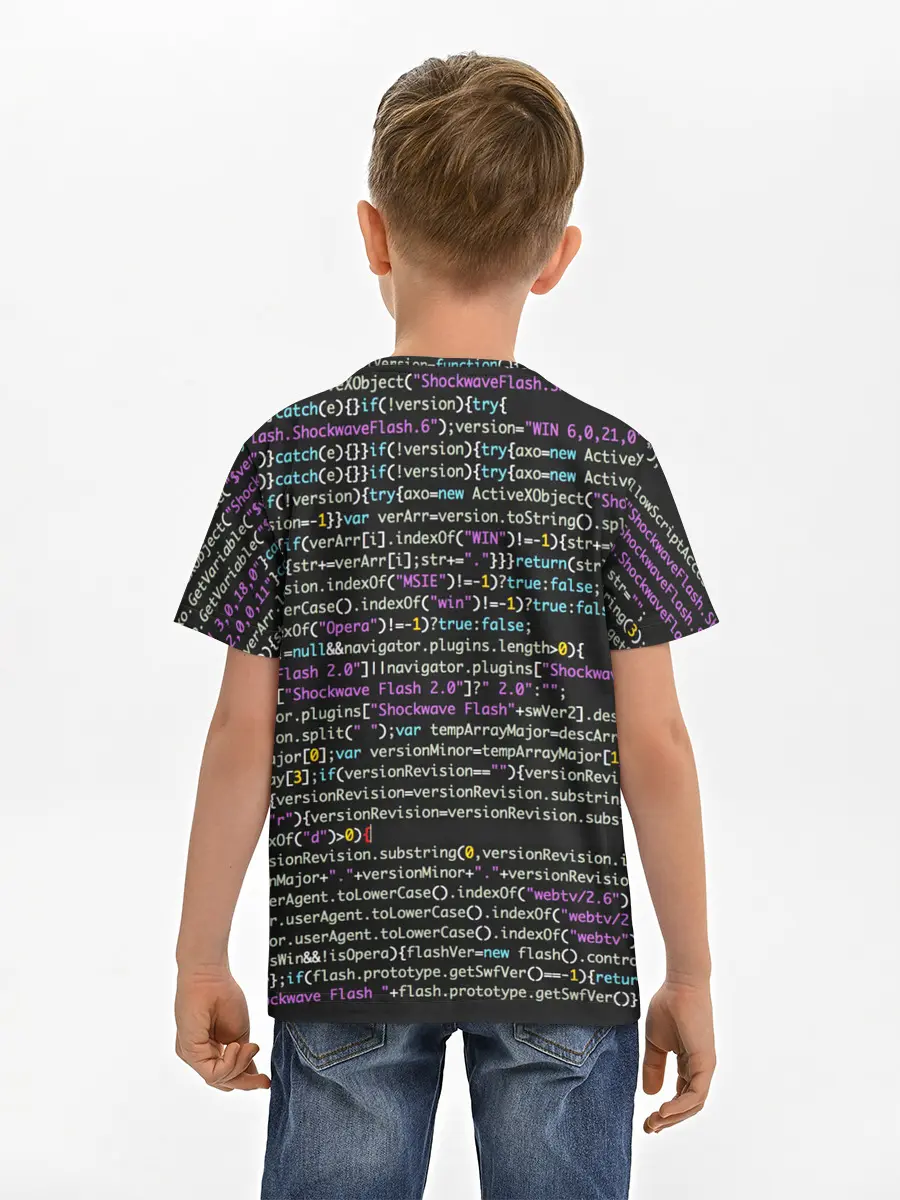 Детская базовая футболка / PHP CODE