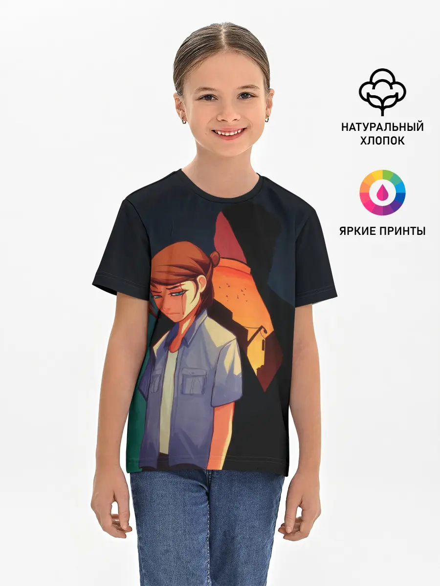 Детская базовая футболка / Анимационные Элли и Джоел