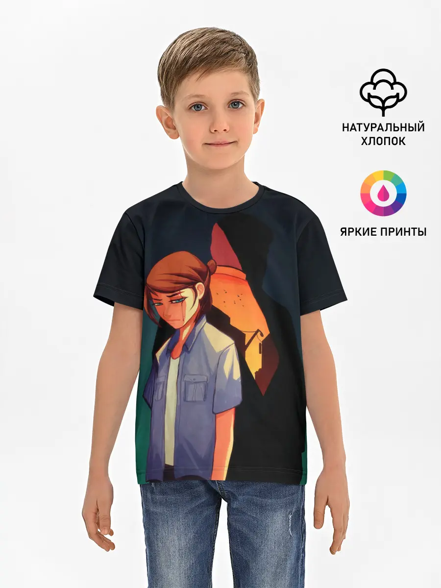 Детская базовая футболка / Анимационные Элли и Джоел