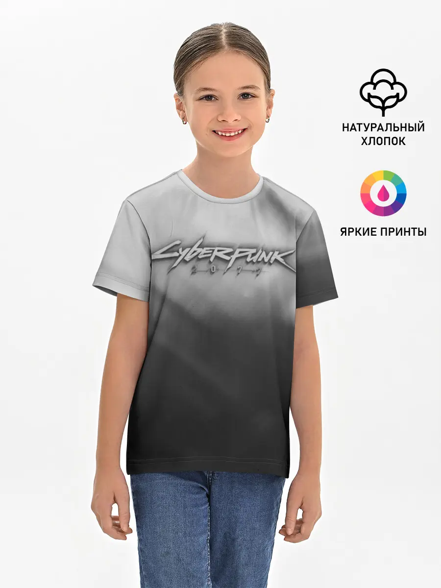Детская базовая футболка / CYBERPUNK 2077