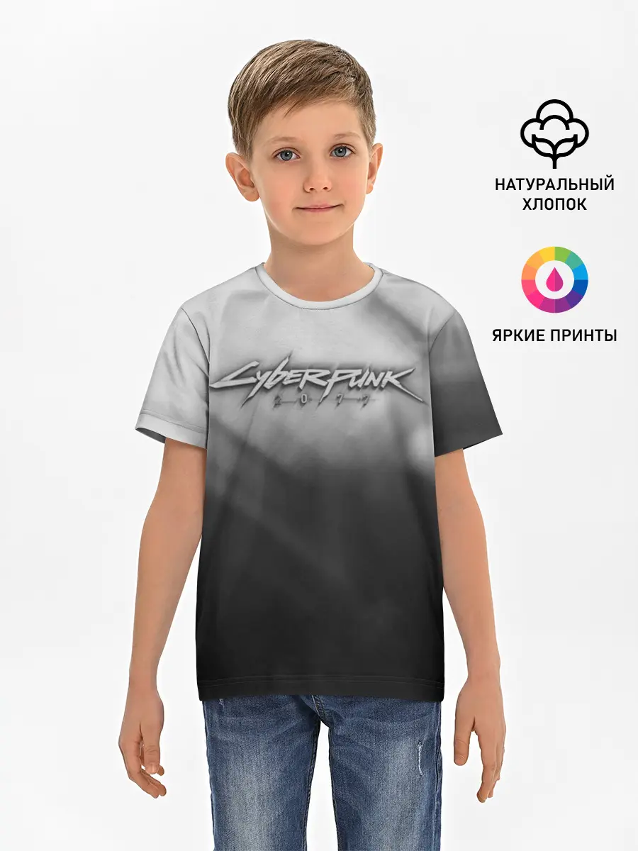 Детская базовая футболка / CYBERPUNK 2077