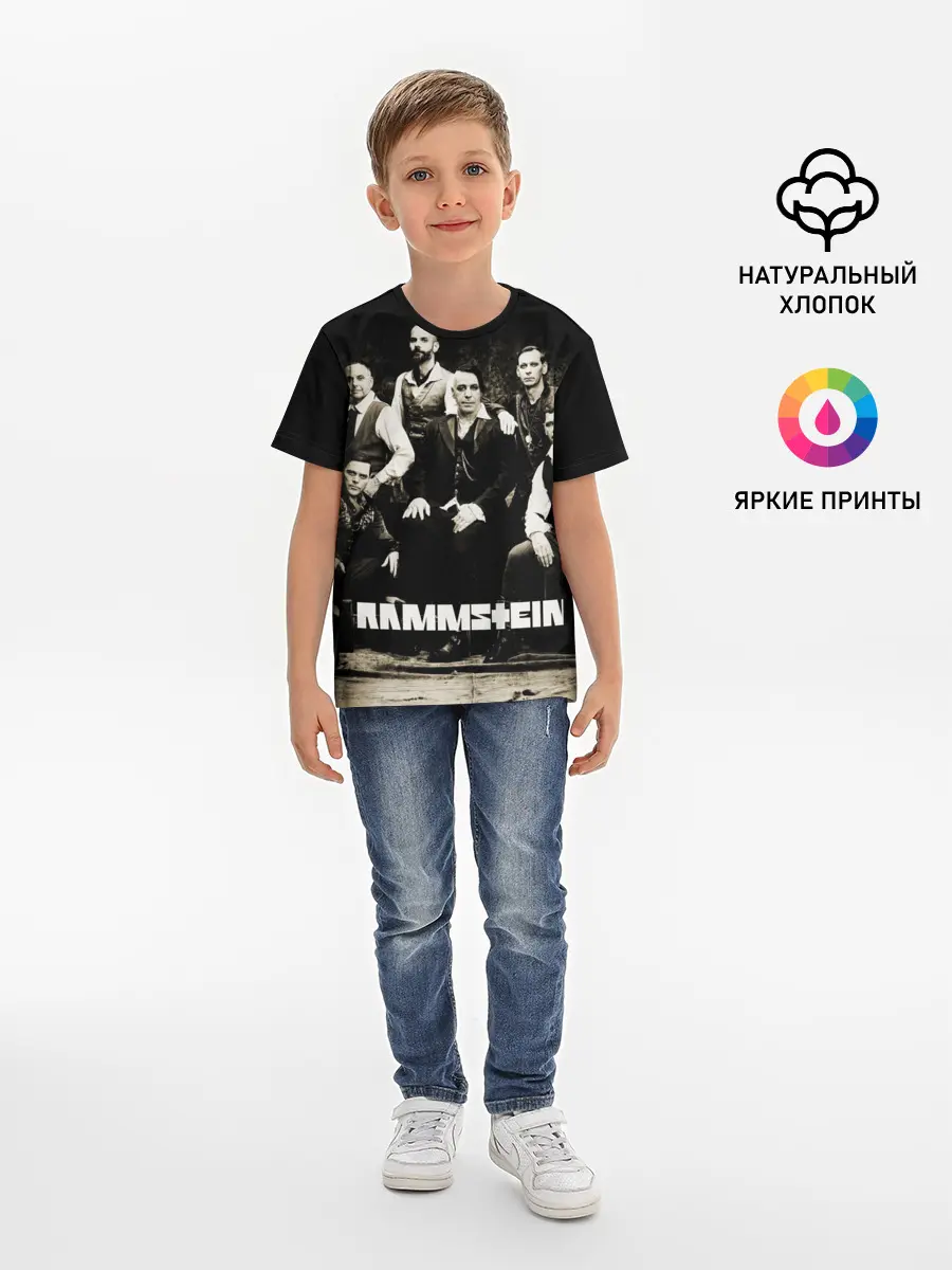 Детская базовая футболка / Rammstein