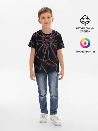 Детская базовая футболка / ЧЕРНОЕ ЗЕРКАЛО