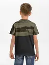 Детская базовая футболка / Камуфляж пограничник