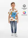 Детская базовая футболка / Cookie monster