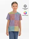 Детская базовая футболка / Patchwork