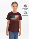 Детская базовая футболка / USA