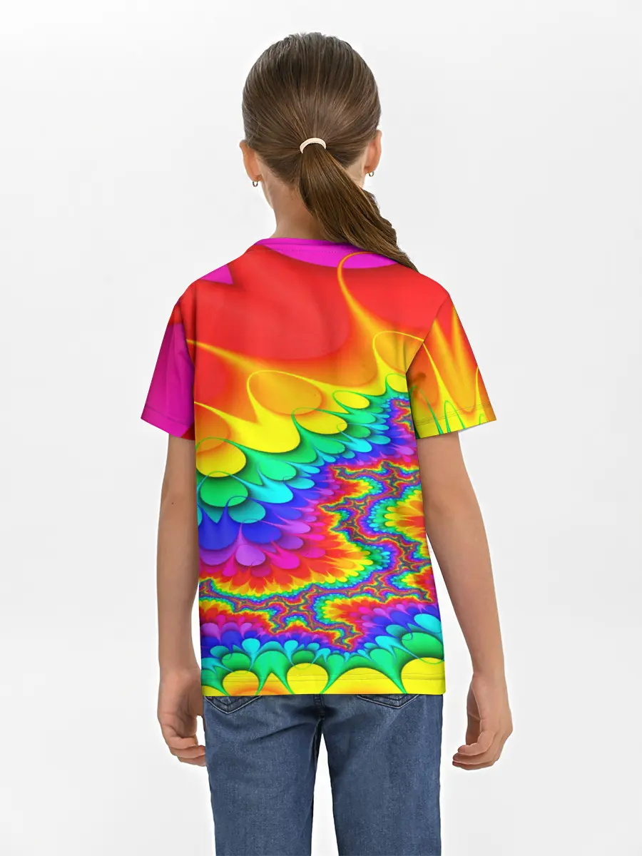 Детская базовая футболка / TIE-DYE